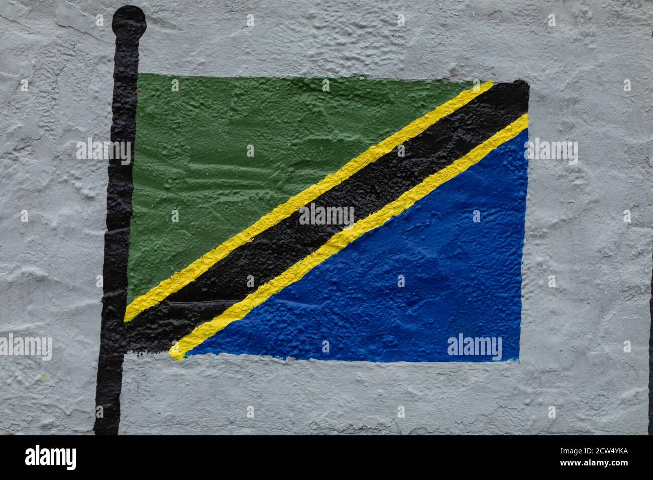 Tanzania flag hi-res stock photography and images - Alamy