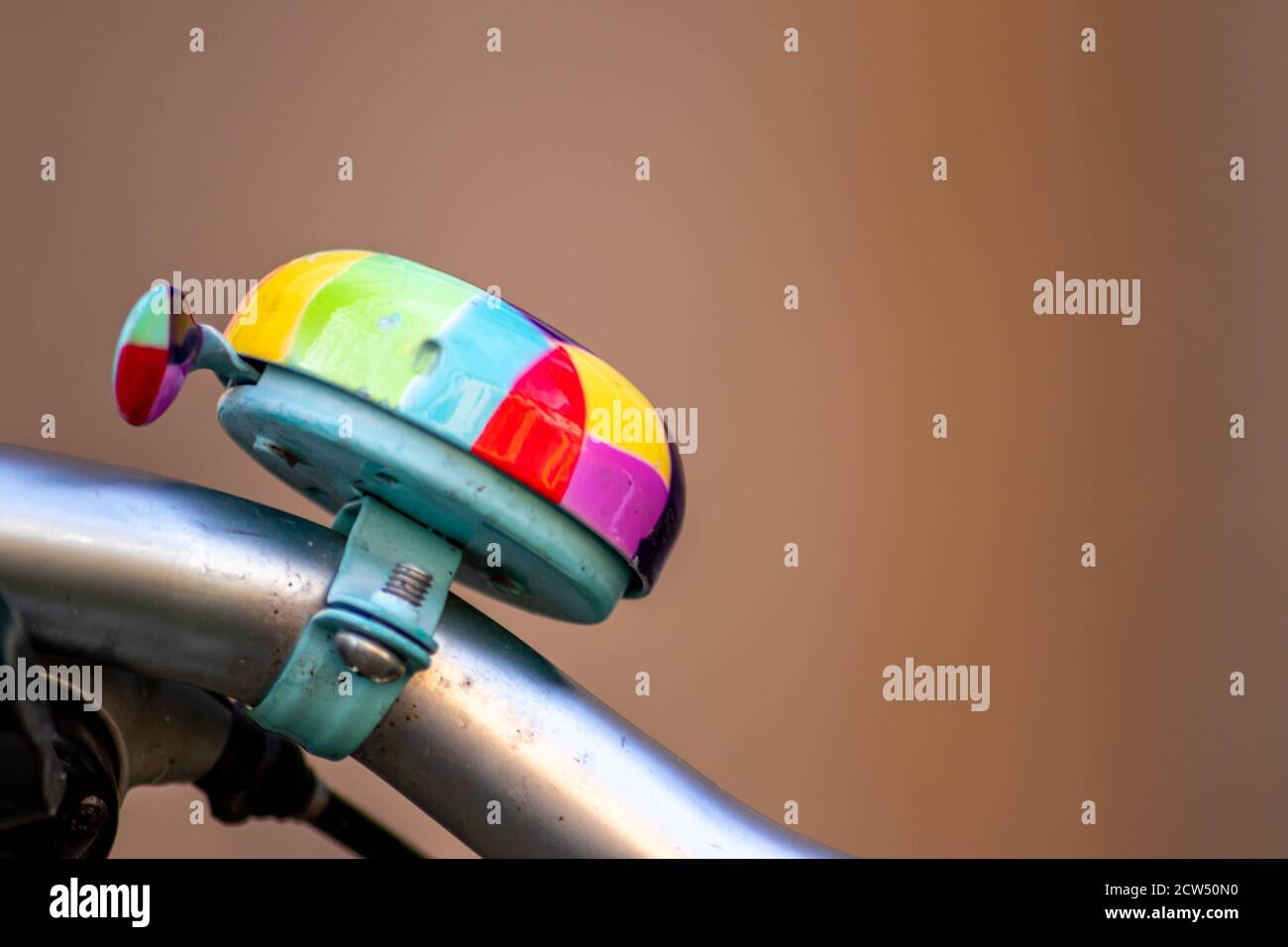 Beautiful splendid bike bell ensures security in the road traffic for