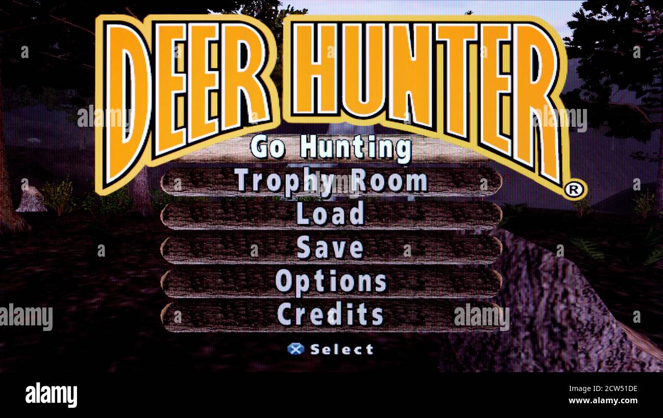 Deer Hunter - Sony Playstation 2 PS2 - Editorial use only Stock Photo