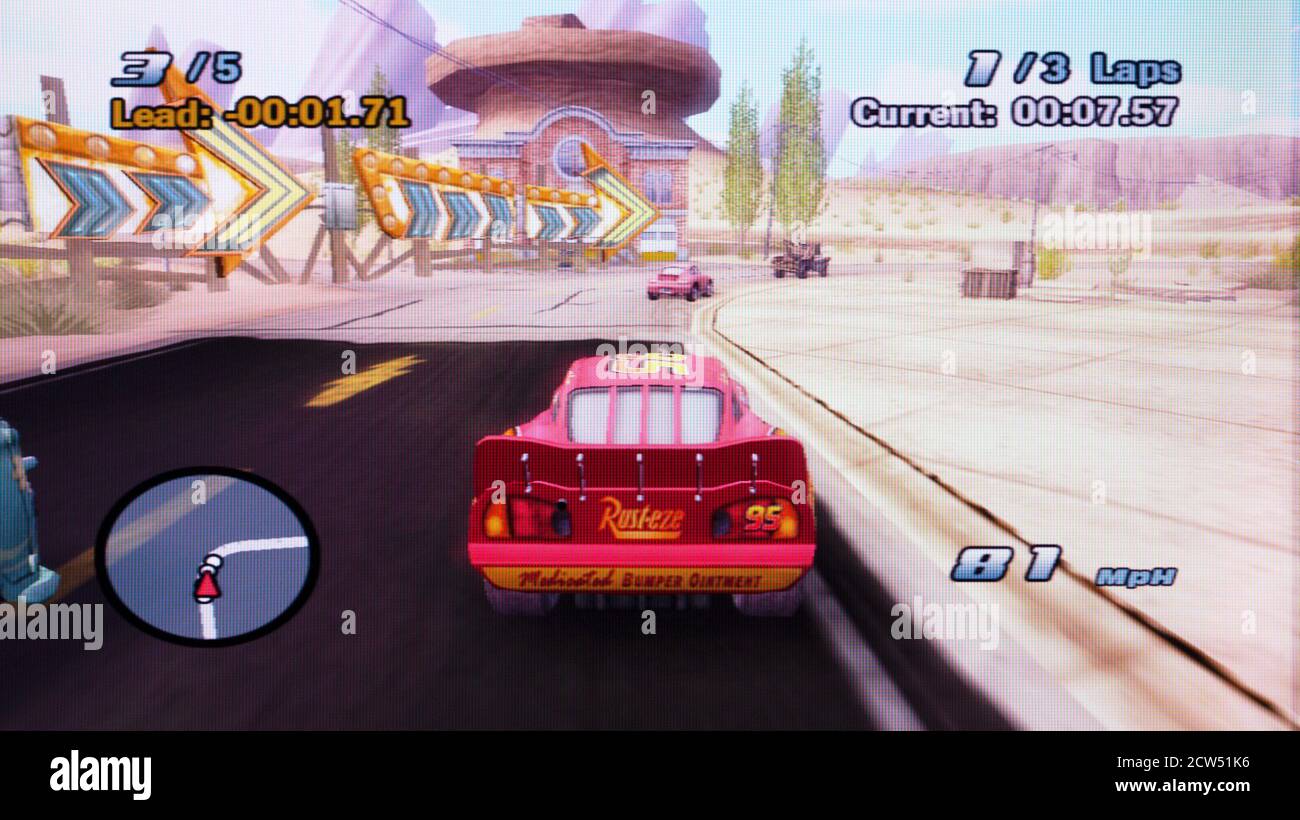 Disney's Cars Race o Rama - Sony Playstation 2 PS2 - Editorial use only  Stock Photo - Alamy