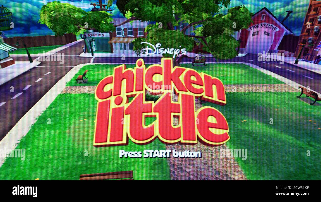 Chicken Little - Sony Playstation 2 PS2 - Editorial use only Stock Photo