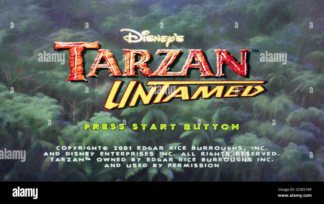 Disney's Tarzan Untamed - Sony Playstation 2 PS2 - Editorial use only Stock  Photo - Alamy