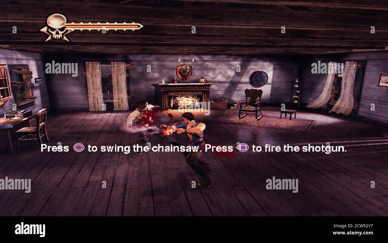 Evil Dead - A Fistful of Boomstick - Sony Playstation 2 PS2 - Editorial use  only Stock Photo - Alamy