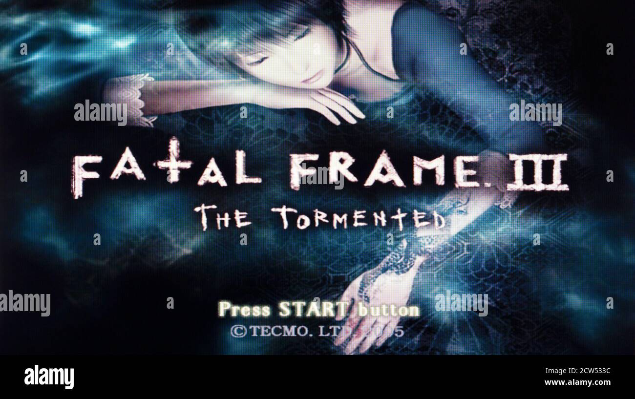 Fatal Frame 3 - Sony Playstation 2 PS2 - Editorial use only Stock Photo ...