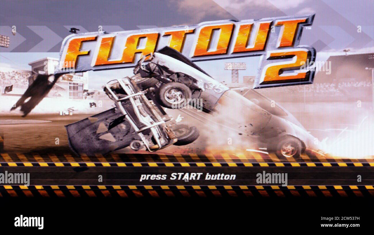 Flatout 2 - Sony Playstation 2 PS2 - Editorial use only Stock Photo - Alamy