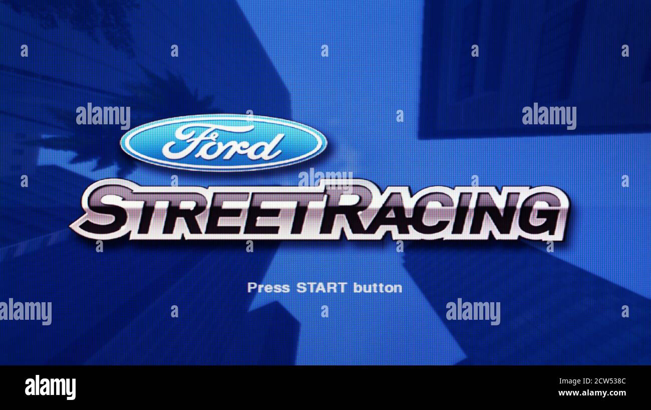 Ford Street Racing - Sony Playstation 2 PS2 - Editorial use only Stock Photo