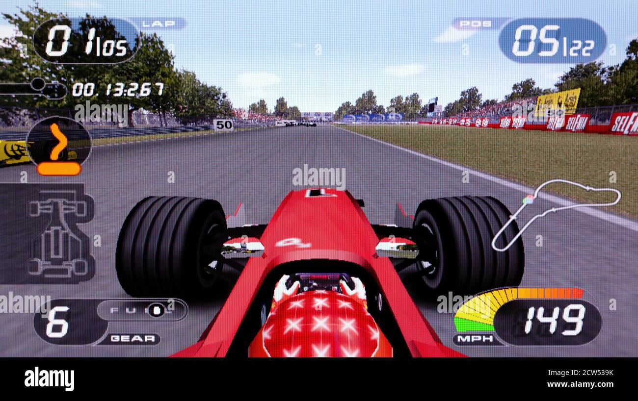 Formula One 2001 - Sony Playstation 2 PS2 - Editorial use only Stock Photo
