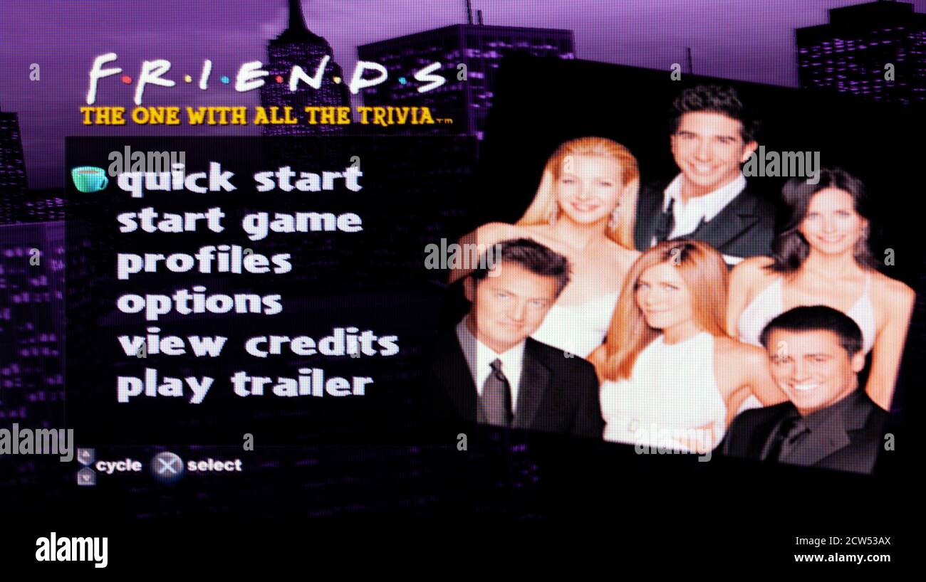 Friends The One with all the Trivia Sony Playstation 2 PS2