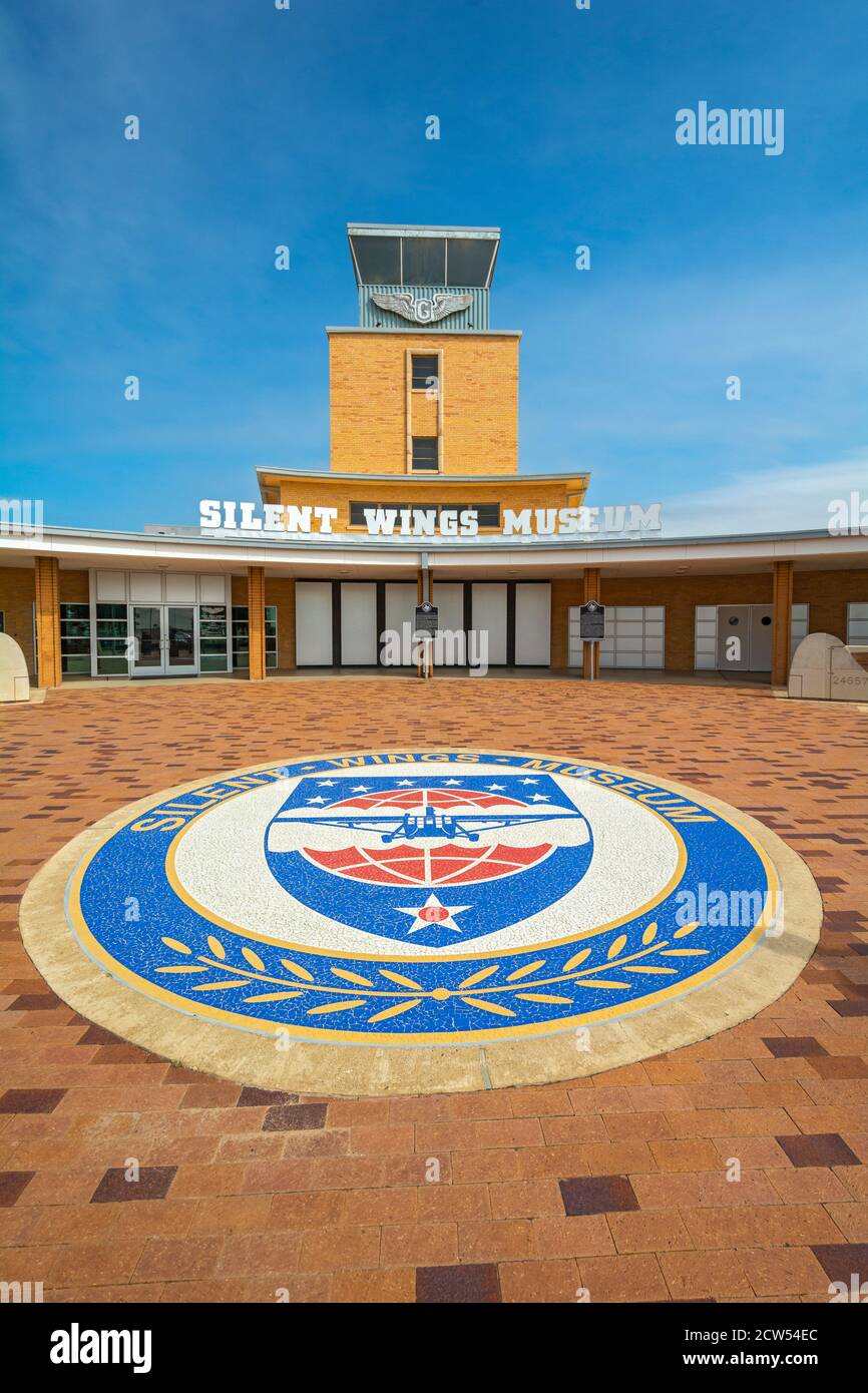 Texas, Lubbock, Silent Wings Museum, presents history of World War II glider program Stock Photo