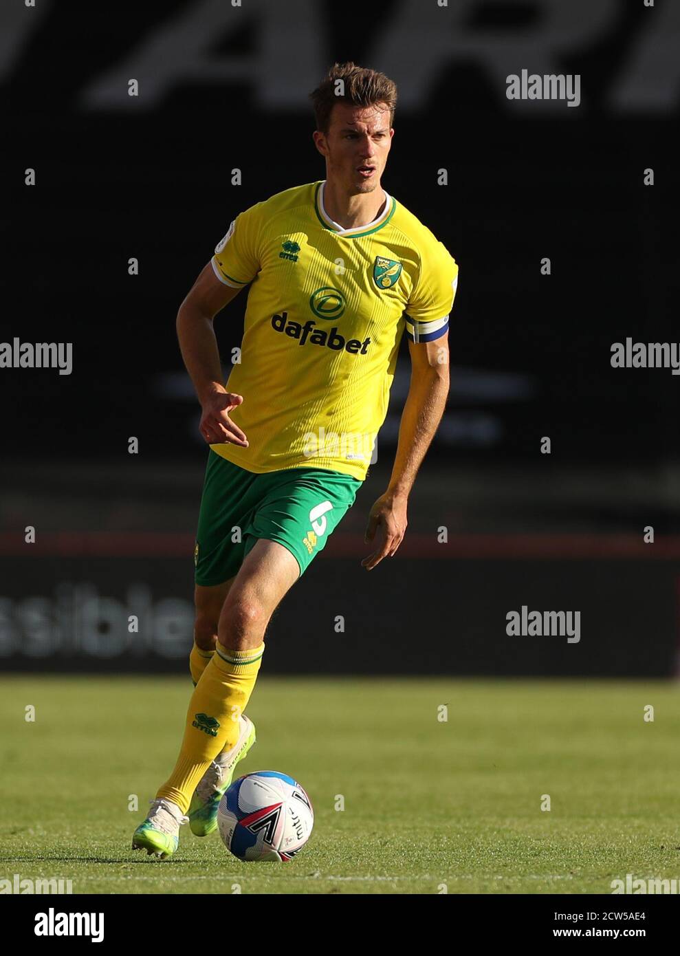 Norwich City's Christoph Zimmermann during the Sky Bet Championship match at The Vitality Stadium, Bournemouth. Stock Photo