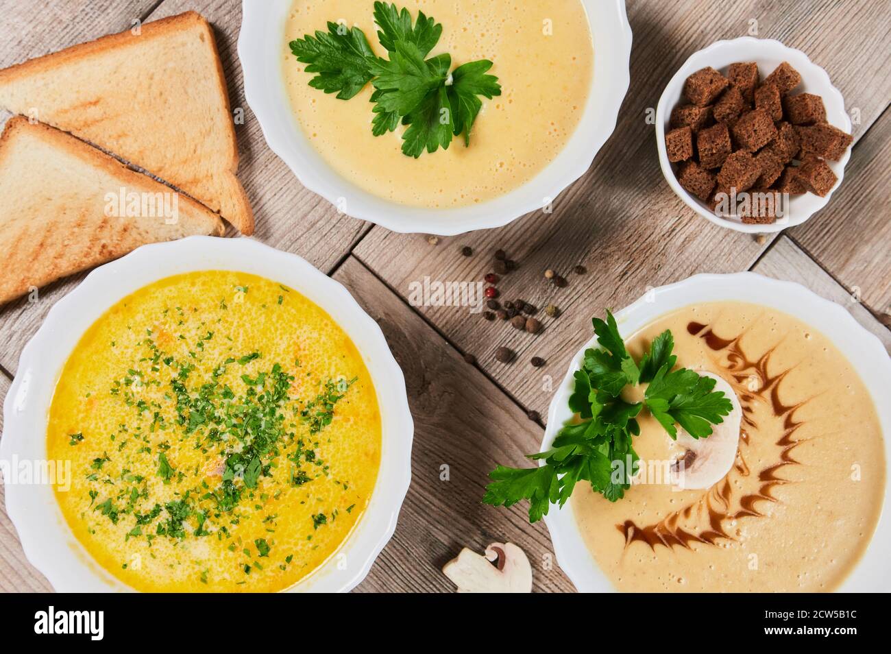 Different kinds of soup hires stock photography and images Alamy