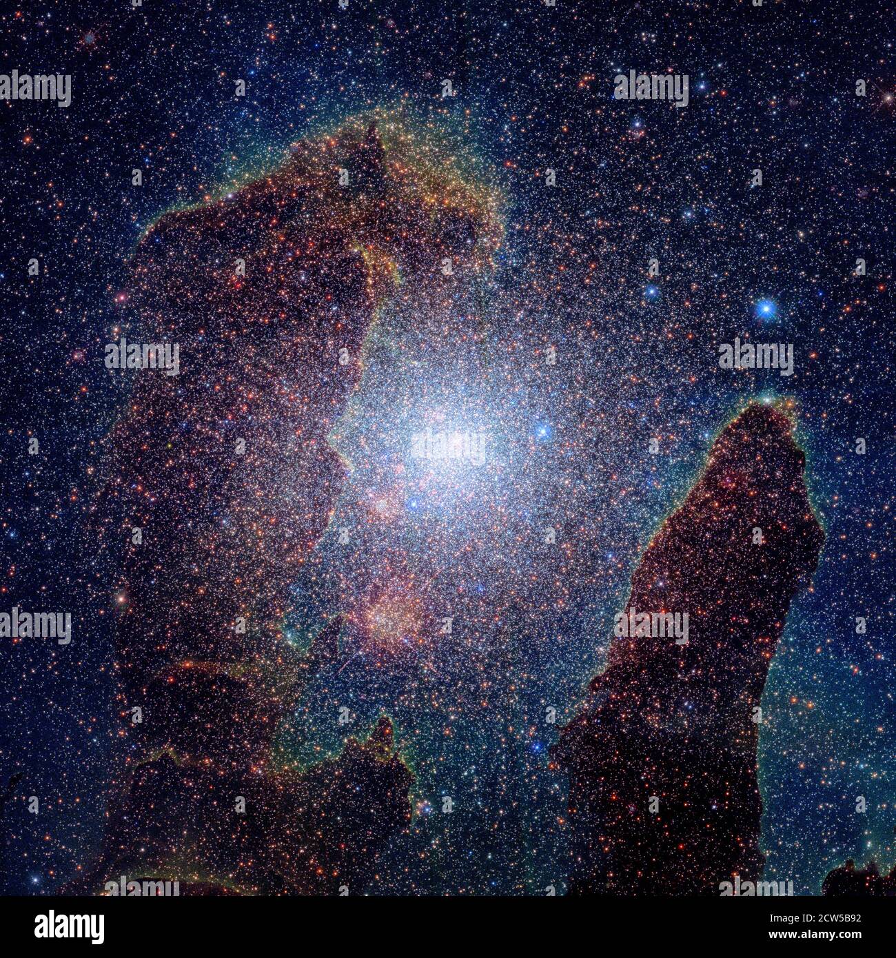 Galaxy stars in space rendering hi-res stock photography and images - Alamy