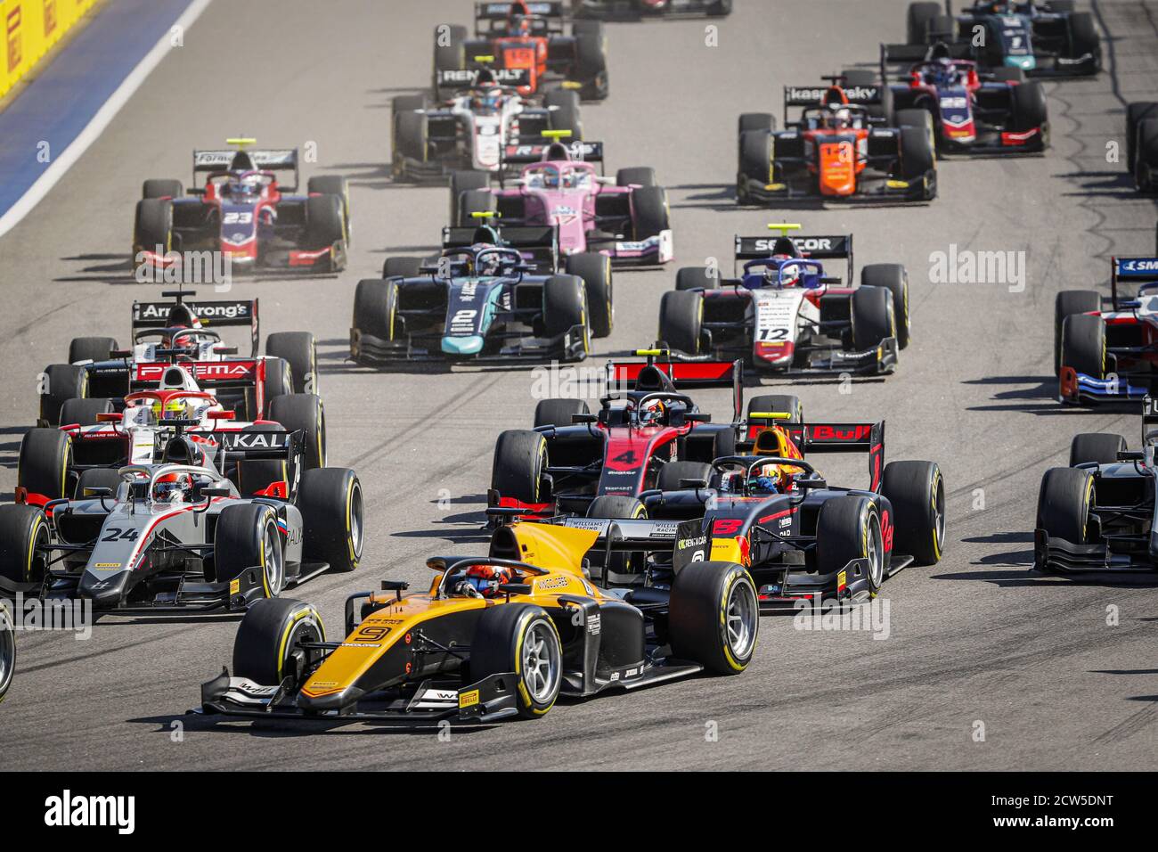 Sochi Russia 27th Sep 2020 09 Aitken Jack Gbr Campos Racing Dallara F2 2018 Action During