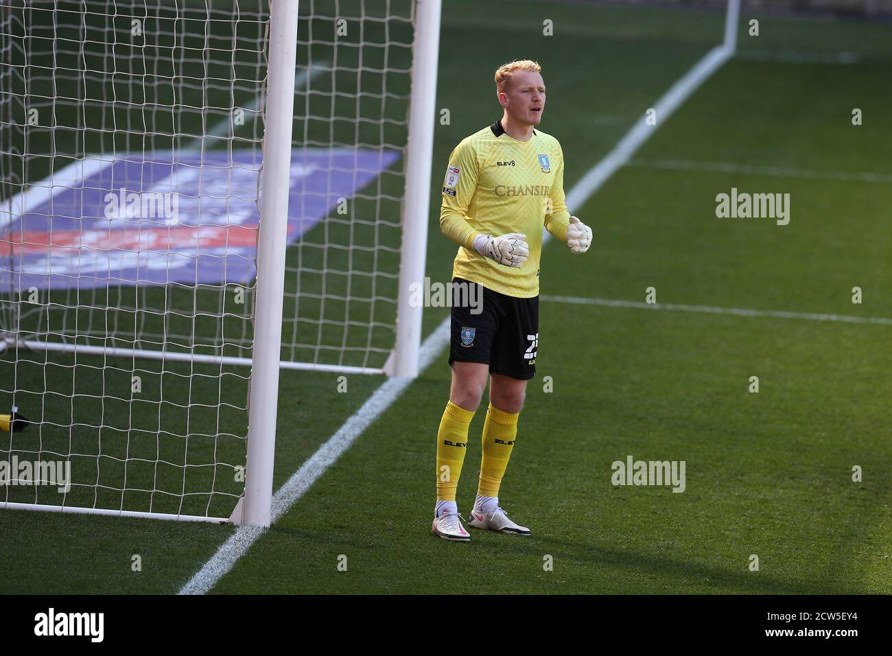 Bristol, UK. 27th Sep, 2020. Cameron Dawson, the goalkeeper of Sheffield Wednesday in action.EFL Skybet championship match, Bristol city v Sheffield Wednesday at Ashton Gate Stadium in Bristol, Avon on Sunday 27th September 2020. this image may only be used for Editorial purposes. Editorial use only, license required for commercial use. No use in betting, games or a single club/league/player publications. pic by Andrew Orchard/Andrew Orchard sports photography/Alamy Live news Credit: Andrew Orchard sports photography/Alamy Live News Stock Photo