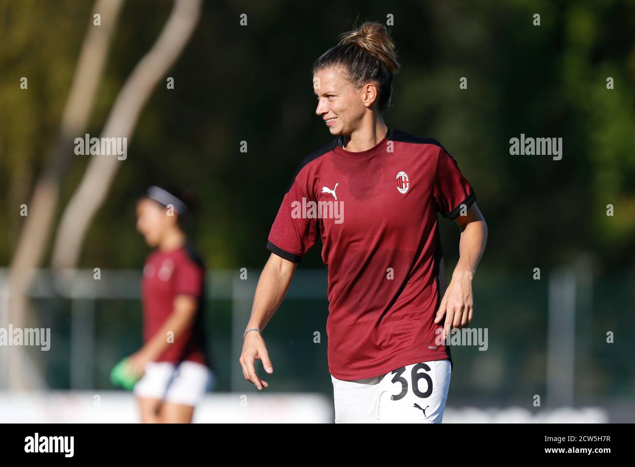 Laura Agard (AC Milan) during AC Milan vs Pink Bari, Italian Soccer Serie A Women Championship, Milan, Italy, 05 Sep 2020 Stock Photo