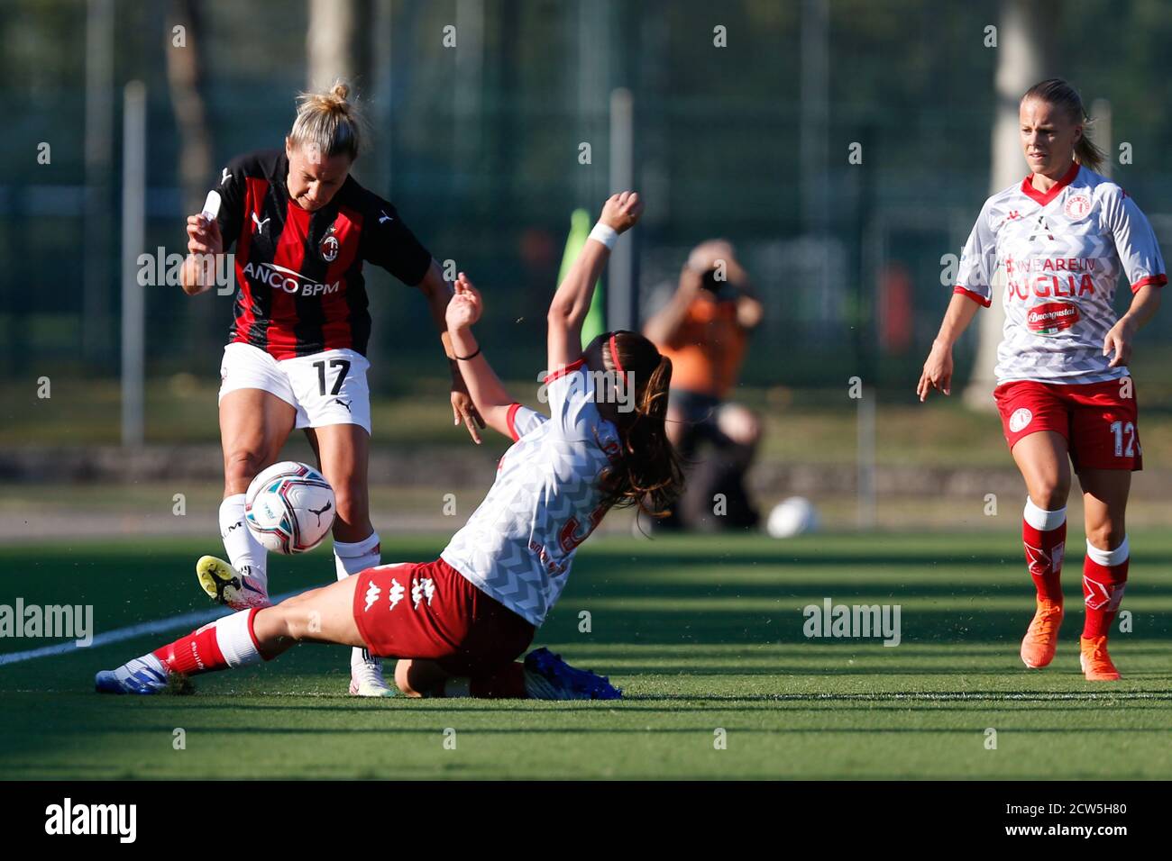 Dominica Conc (AC Milan) during AC Milan vs Pink Bari, Italian Soccer Serie A Women Championship, Milan, Italy, 05 Sep 2020 Stock Photo