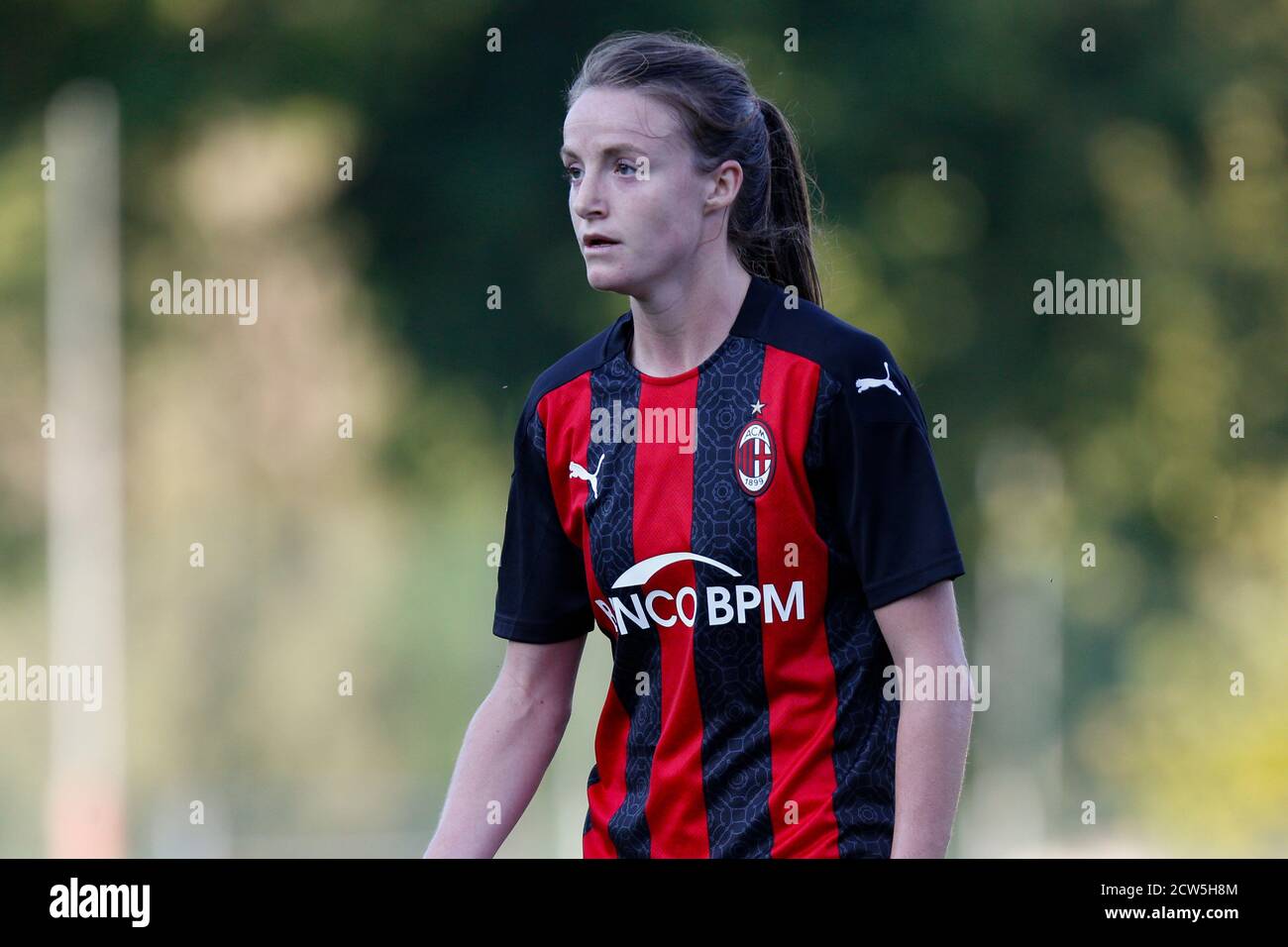 Christy Grimshaw (AC Milan) during AC Milan vs Pink Bari, Italian Soccer Serie A Women Championship, Milan, Italy, 05 Sep 2020 Stock Photo