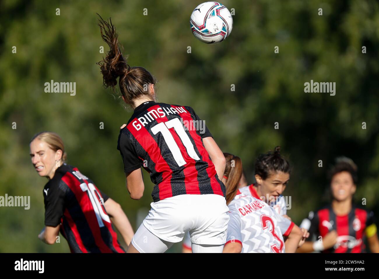 Christy Grimshaw (AC Milan) during AC Milan vs ACF Fiorentina femminile,  Italian football Serie A Women mat - Photo .LiveMedia/Francesco Scaccianoce  Stock Photo - Alamy