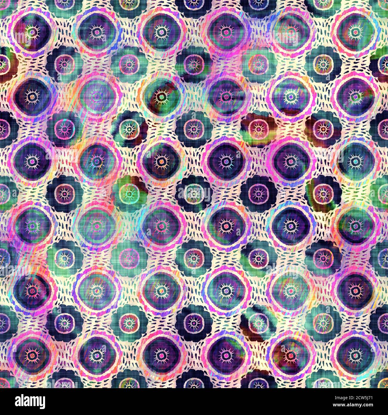 Blurry rainbow glitch artistic dot texture background. Irregular ...