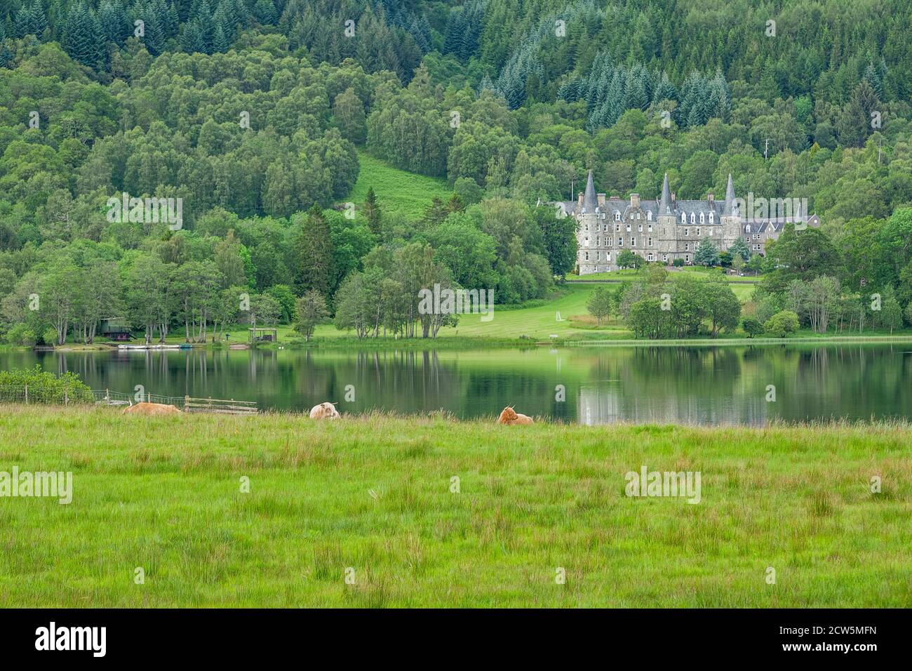Tigh Mor Hotel in The Trossachs in Scotland Stock Photo Alamy