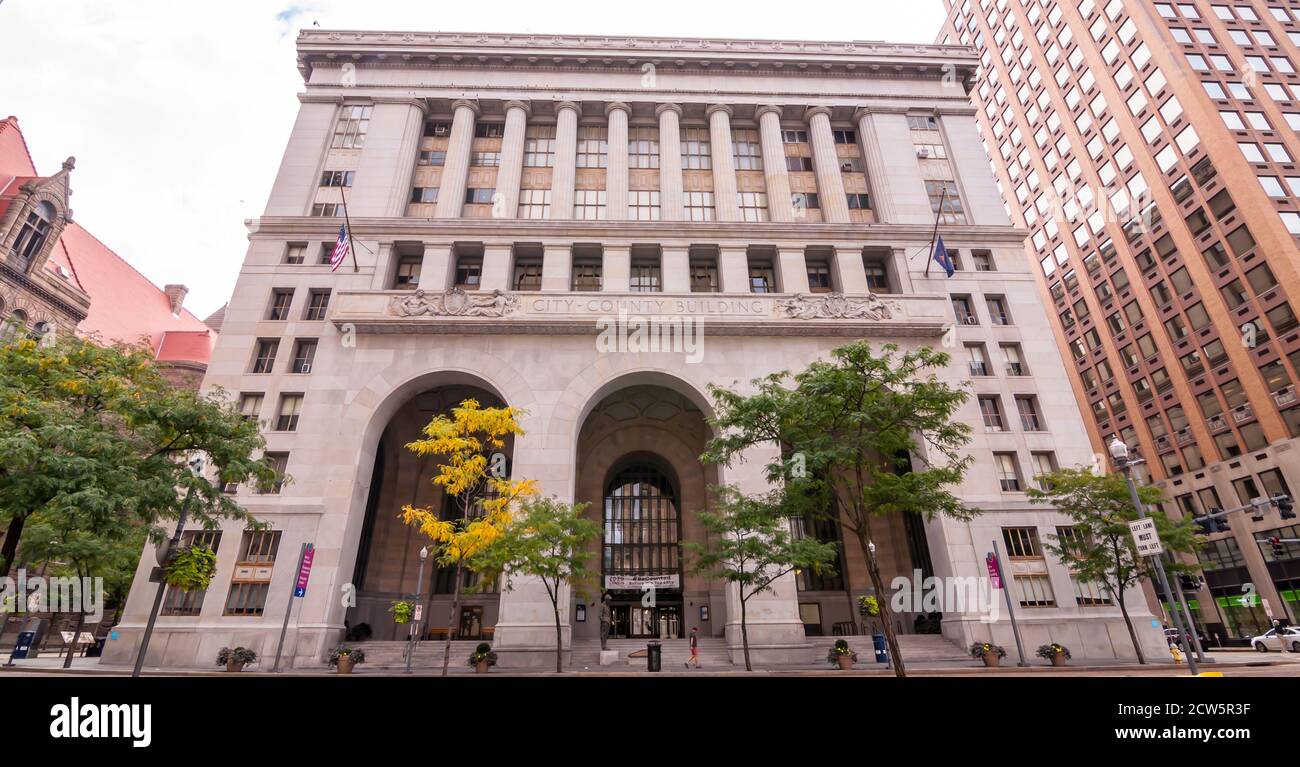 The City County Building in downtown Pittsburgh, completed in 1917