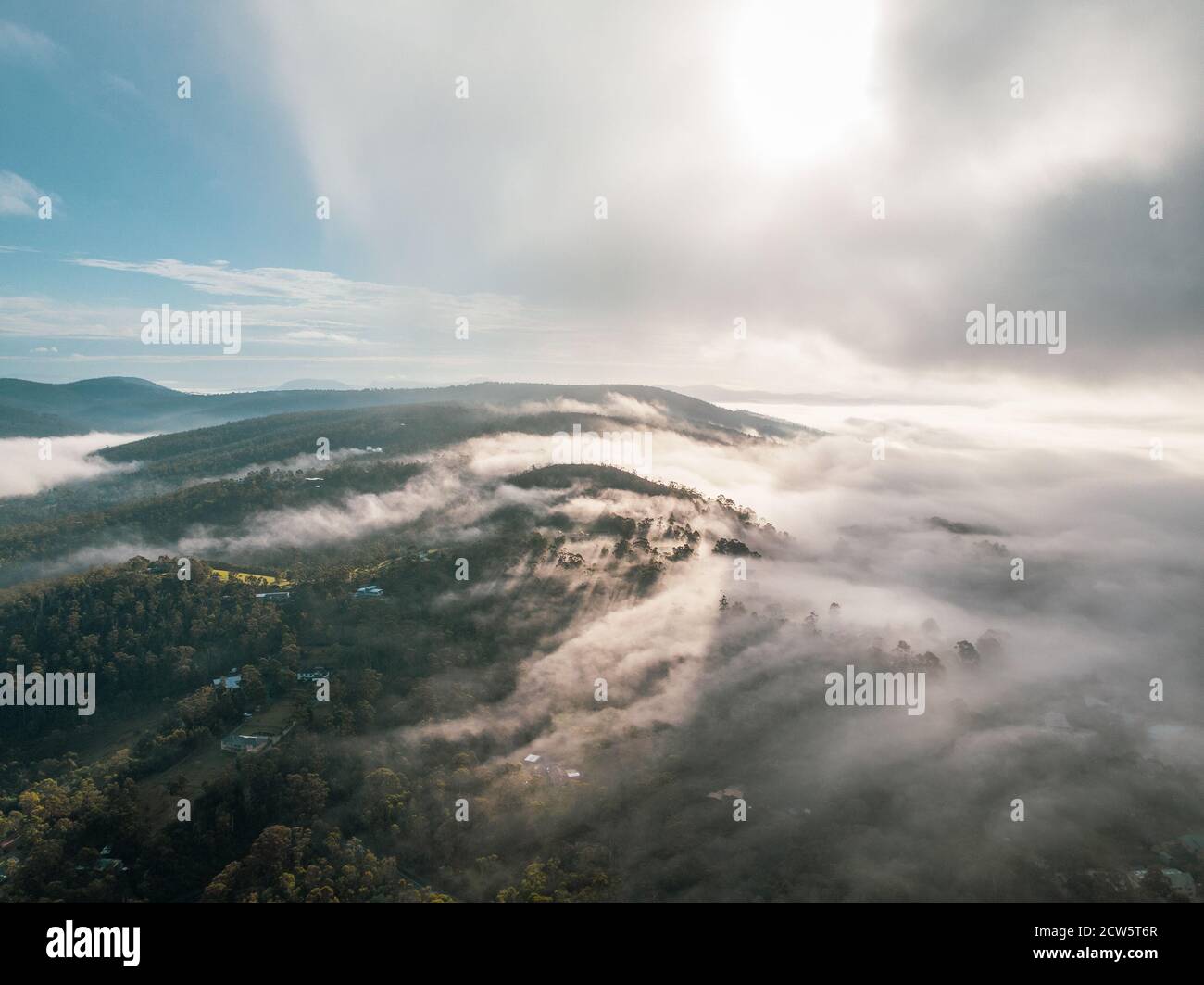 Cloud cover aerial hi-res stock photography and images - Alamy