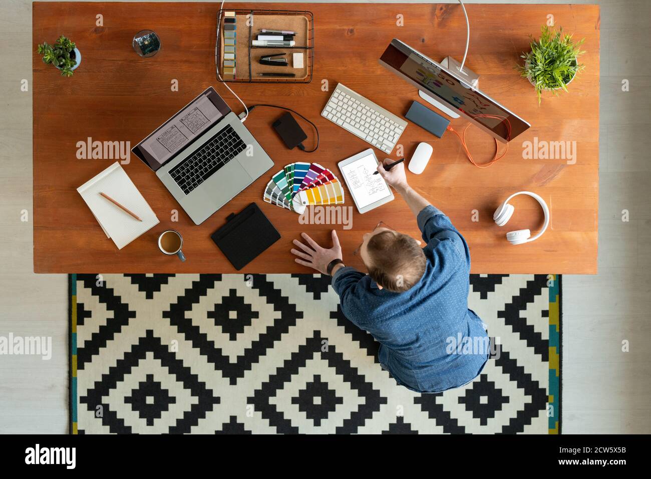 Creative developer illustration hi-res stock photography and images - Alamy