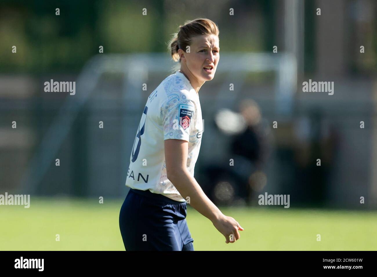 LOUGHBOROUGH, ENGLAND. SEPT 27TH 2020 Ellen White of Manchester City women during the Vitality Women's FA Cup match between Leicester City and Manchester City at Farley Way Stadium, Quorn, Loughborough on Sunday 27th September 2020. (Credit: Leila Coker | MI News) Credit: MI News & Sport /Alamy Live News Stock Photo