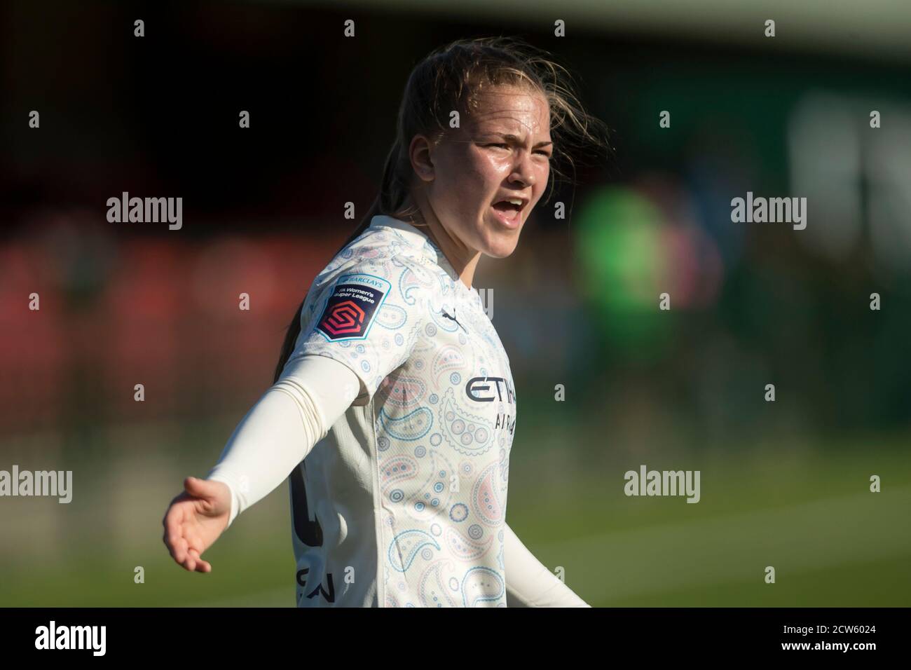 LOUGHBOROUGH, ENGLAND. SEPT 27TH 2020 Jess Park of Manchester City Ladies during the Vitality Women's FA Cup match between Leicester City and Manchester City at Farley Way Stadium, Quorn, Loughborough on Sunday 27th September 2020. (Credit: Leila Coker | MI News) Credit: MI News & Sport /Alamy Live News Stock Photo