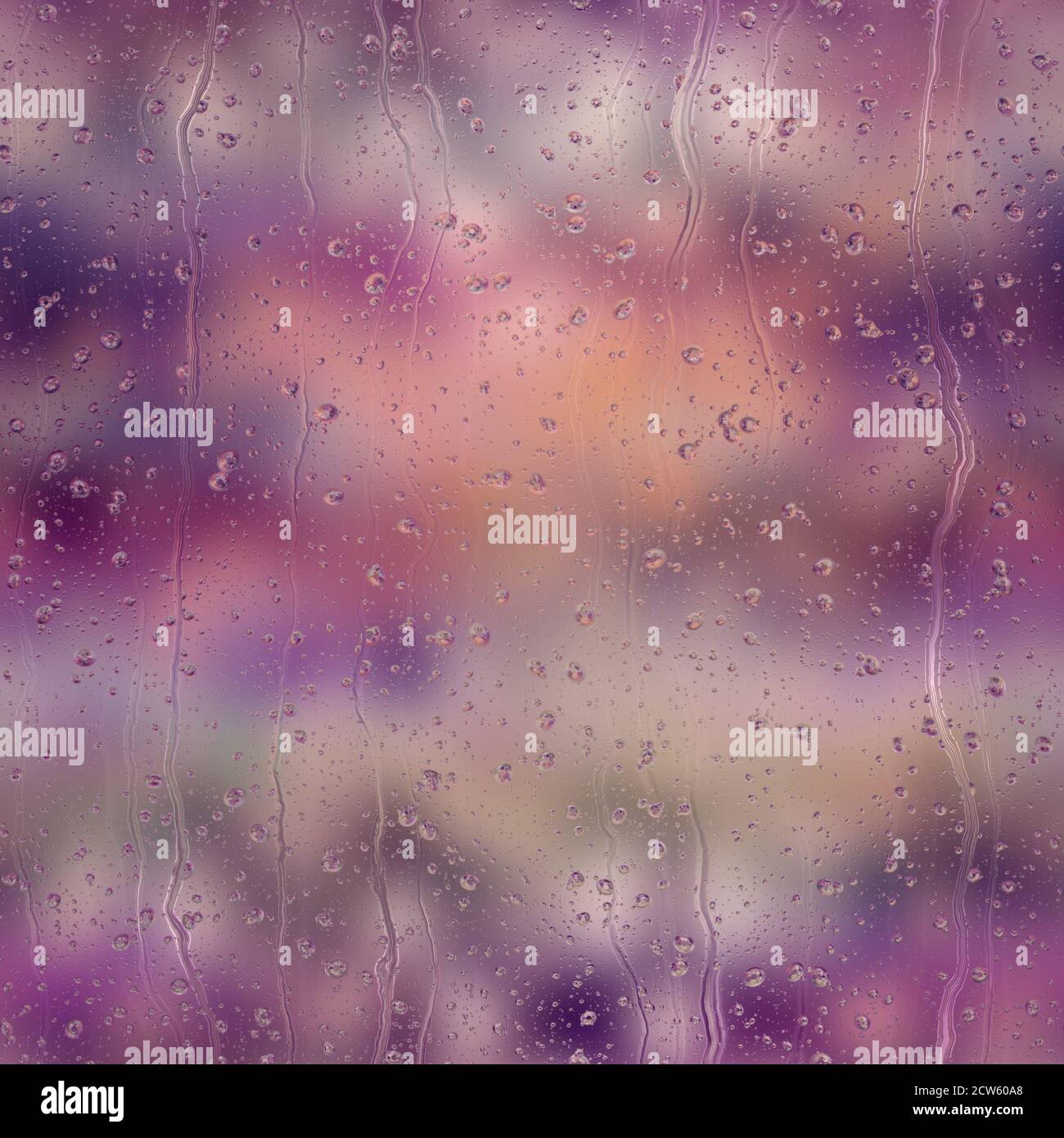 Seamless rain drop water repeat pattern on blur Stock Photo - Alamy