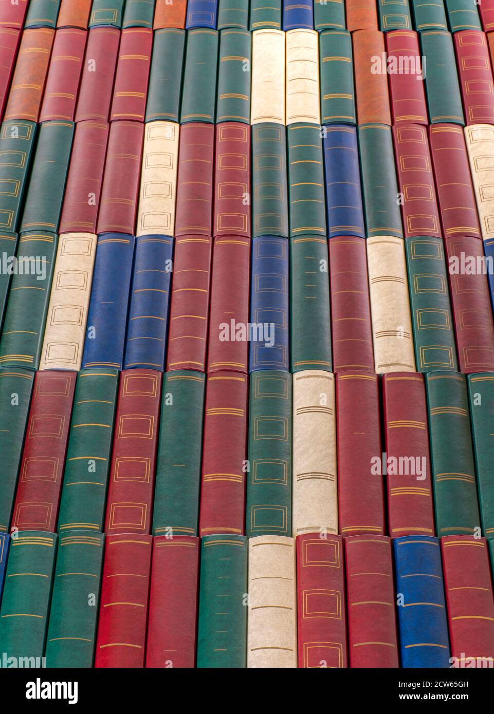 A lot of books. Education ang knowledge concept. Vertical photo. Stock Photo