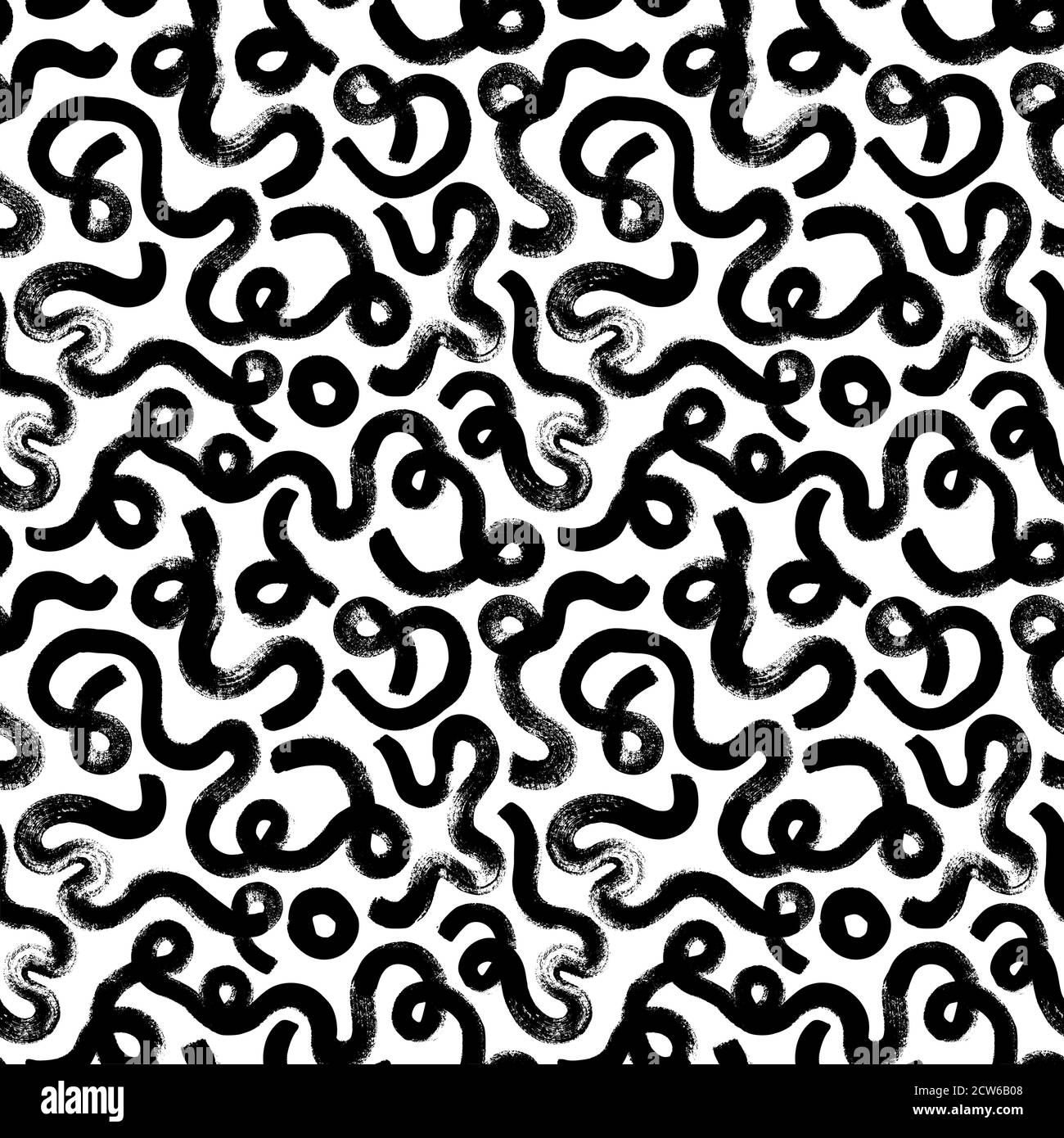 Geometric vector seamless pattern in Memphis style Stock Vector Image ...
