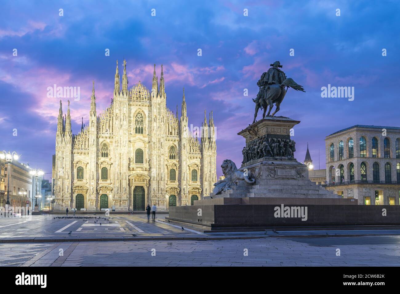 Milan Cathedral the famous place in Milan, Italy. Stock Photo