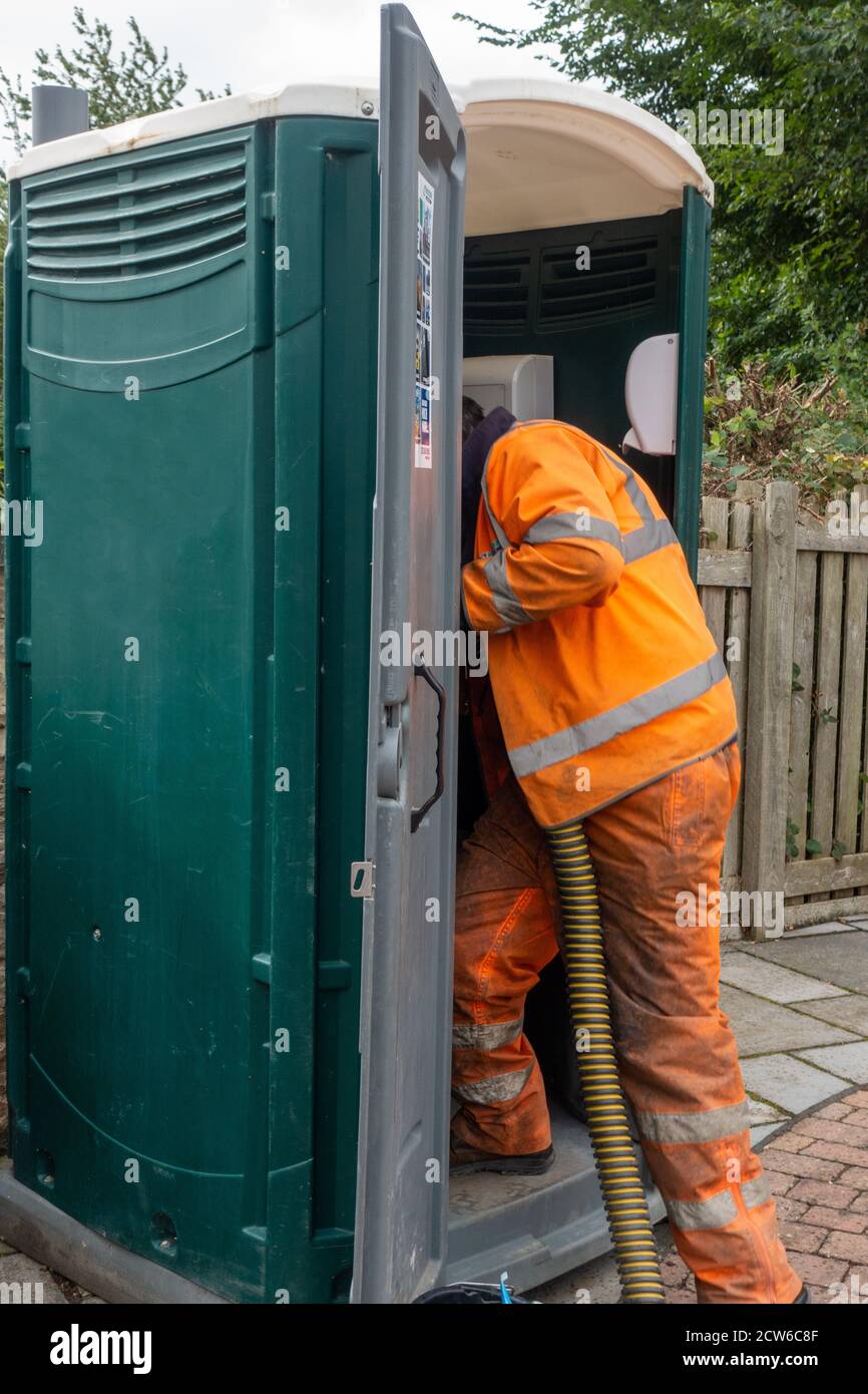 Temporary toilet hi-res stock photography and images - Alamy