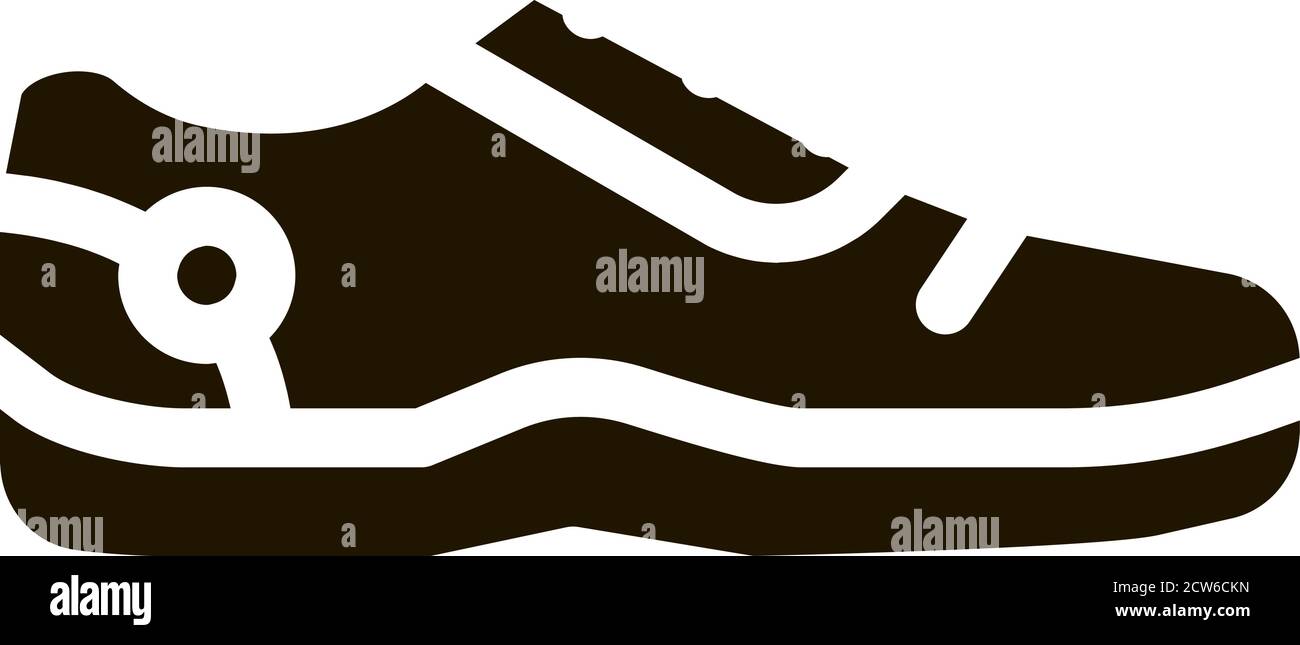 Special Sports Shoes Icon Vector Glyph Illustration Stock Vector Image ...