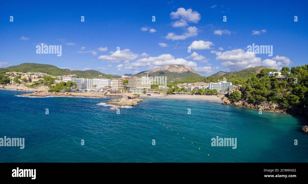 Camp de Mar , municipio de Andrach, Mallorca, balearic islands, Spain Stock Photo