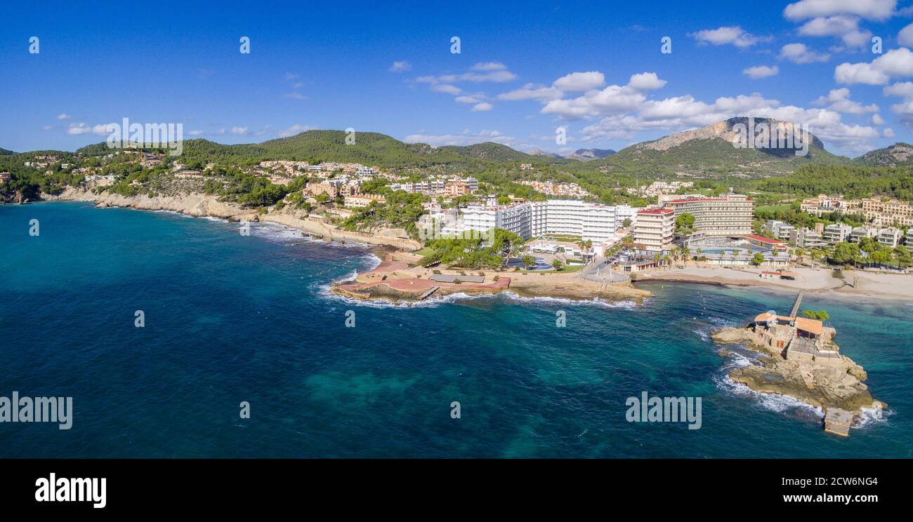 Camp de Mar , municipio de Andrach, Mallorca, balearic islands, Spain Stock Photo