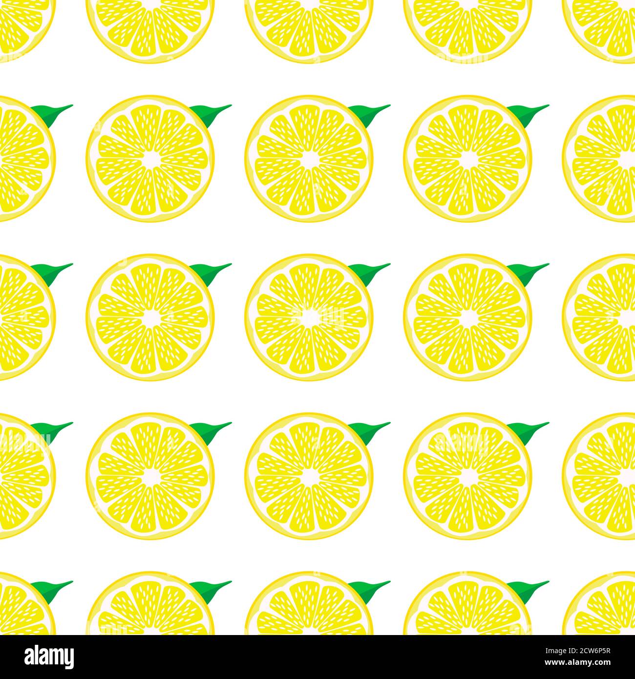 Illustration on theme big colored seamless yellow lemon, bright fruit ...