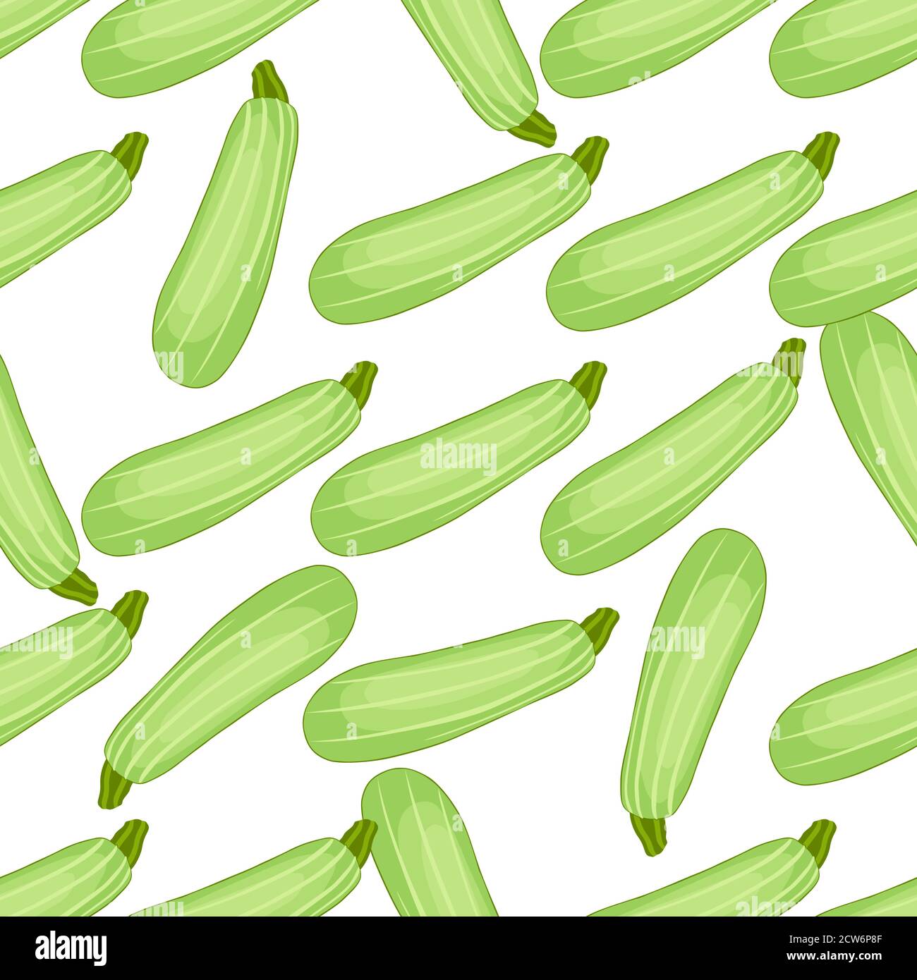 Zucchini Pattern Illustration on theme of bright pattern zucchini, vegetable squash for ...