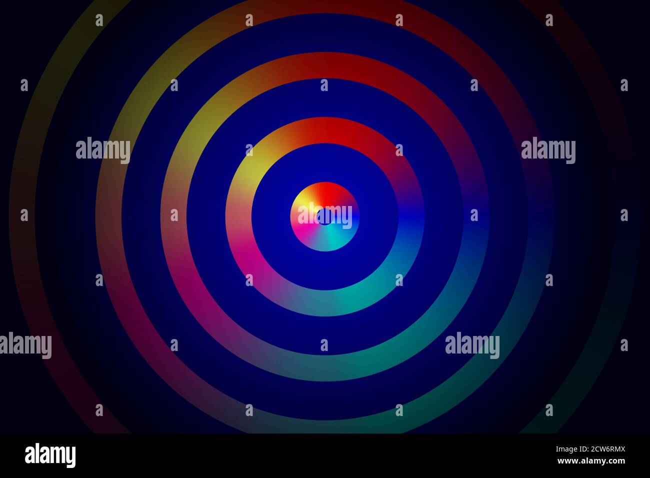 Background with glowing circles for night club Stock Vector
