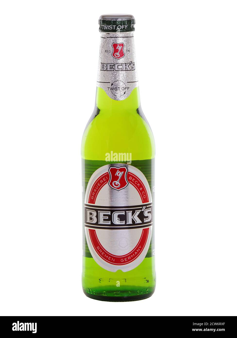 Beck´s Bier Bottle  Nostalgie Blechschild 40 cm NEU  shield