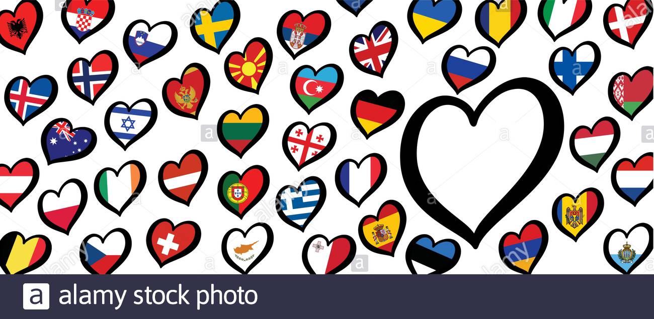 Eurovision Song Contest Flag High Resolution Stock Photography And Images Alamy