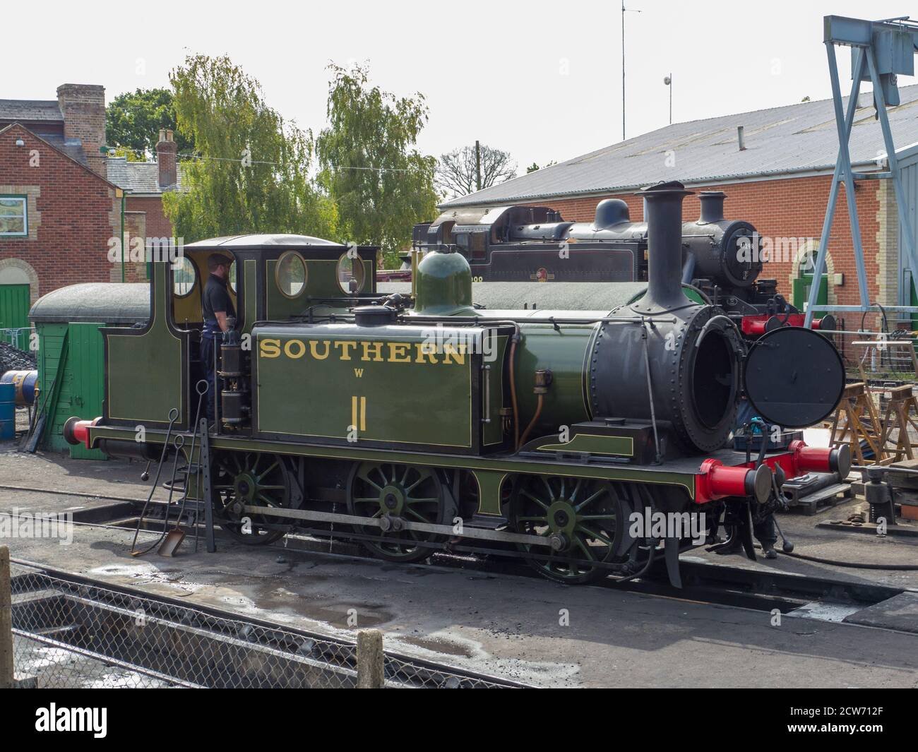 Class A1X ( Terrier ) Class W11 " Newport "at The Isle of Wight Steam Railway Stock Photo