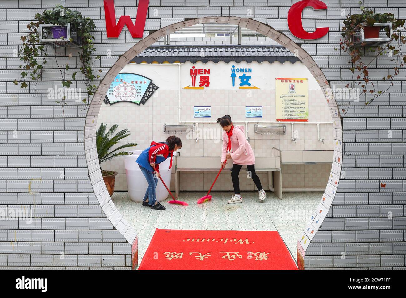 Sanitation and hygiene in schools hires stock photography and images