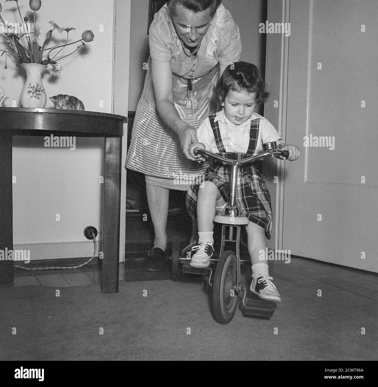 Vintage 1950s Lifestyle, USA Stock Photo