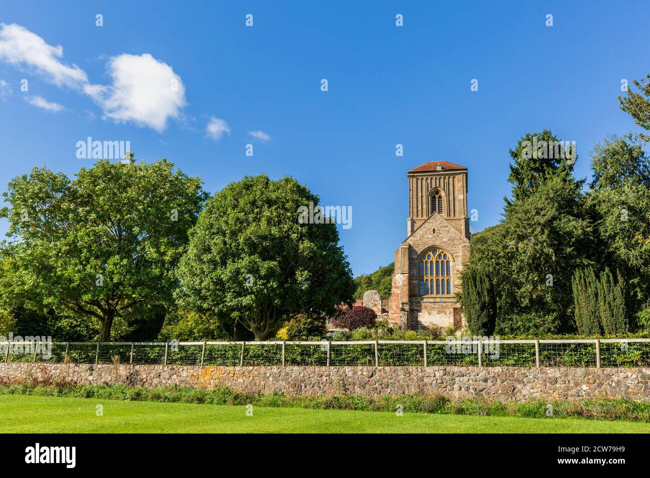 Little Malvern Priory in the Malverns, Worcestershire, England Stock Photo