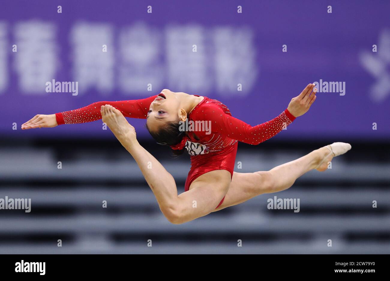 Zhaoqing, China's Guangdong Province. 28th Sep, 2020. Wu Ran of ...