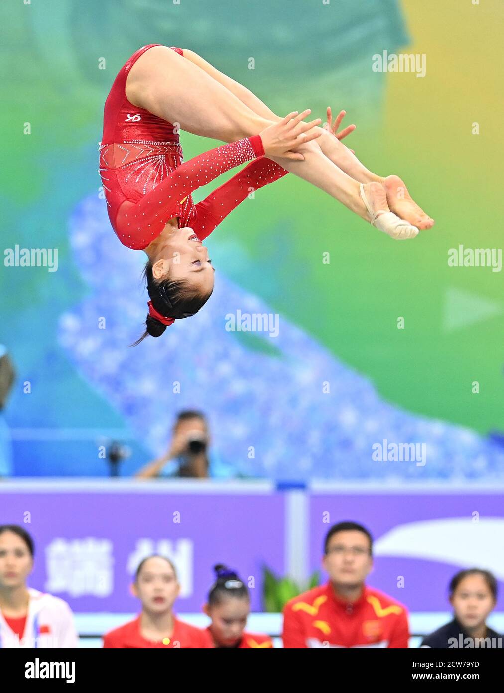 Zhaoqing, China's Guangdong Province. 28th Sep, 2020. Wu Ran of ...