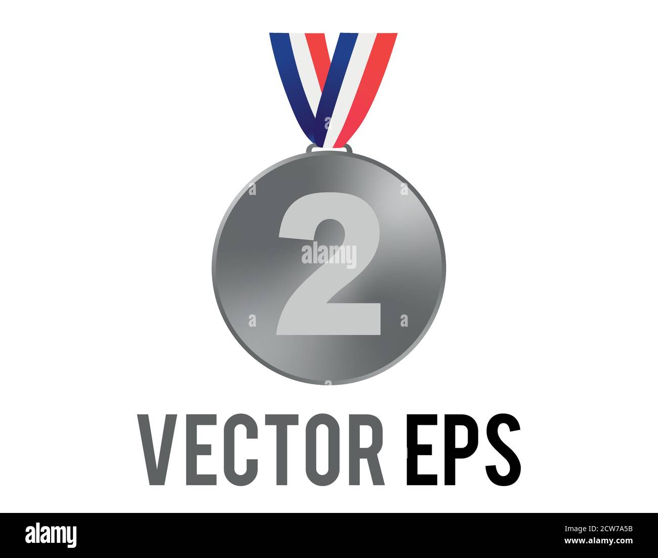 The Isolated Vector Second Place Silver Medal Icon With Blue White Red Ribbon Stock Vector Image Art Alamy The Isolated Vector Second Place Silver Medal Icon With Blue White Red Ribbon Stock Vector Image Art Alamy
