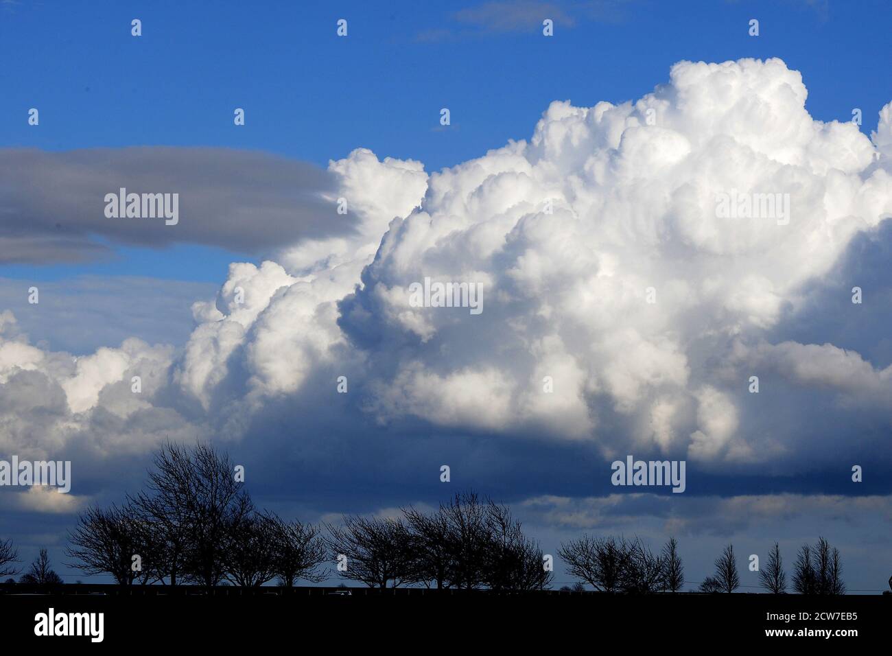 Cumulus clouds over england hi-res stock photography and images - Alamy